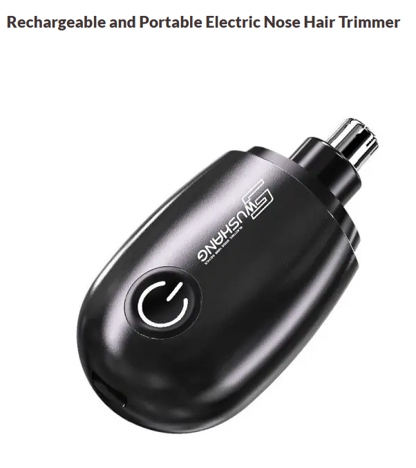 Rechargeable and Portable Electric Nose Hair Trimmer